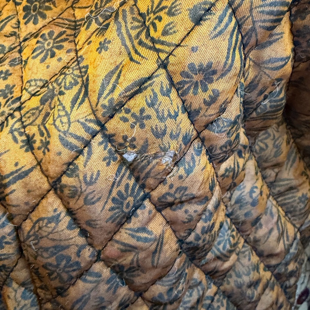 Sacred Threads Patchwork Quilted Longline Militar… - image 12